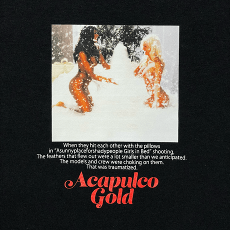 ACAPULCO GOLD　 "ENT" S/S Tee (BLACK)