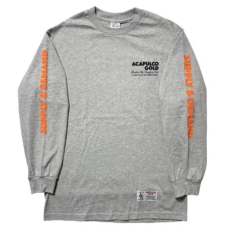 ACAPULCO GOLD　SCALE L/S TEE (GREY)