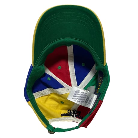 POLO RALPHLAUREN　"CROSS FLAG" COLOR BLOCKED CAP