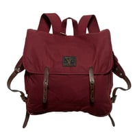 RRL RALPHLAUREN　"LEATHER TRIM CANVAS" BACKPACK