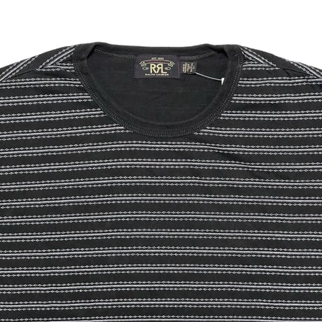 RRL RALPHLAUREN　"INDIGO STRIPE" S/S TEE