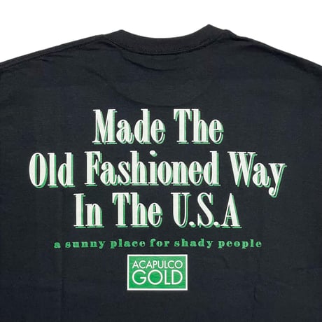 ACAPULCO GOLD　"GOOD OL DAYS" S/S TEE (BLACK)