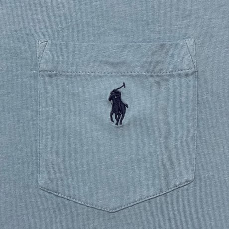 POLO RALPHLAUREN　"LIGHT BLUE" S/S POCKET TEE