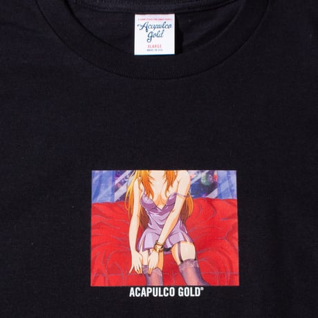 ACAPULCO GOLD　"ANIME" S/S TEE (BK)