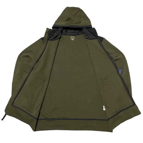 POLO RALPHLAUREN　"HYBRID FULL-ZIP" HOODIE (OD)