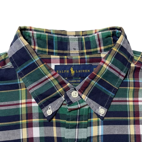 POLO RALPHLAUREN　"CLASSIC FIT" BUTTON DOWN SHIRT