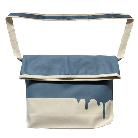 LIXTICK DRIP SHOULDER BAG(GREY BLUE)