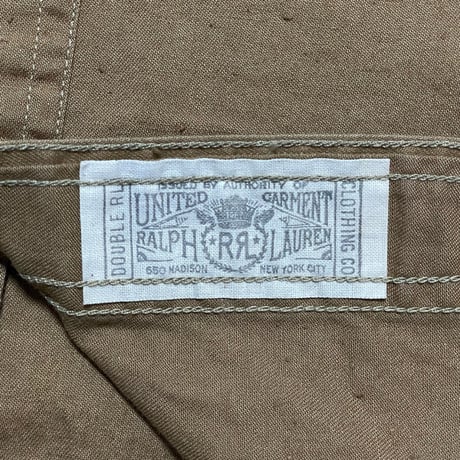 RRL RALPHLAUREN　"COROZO BUTTON" TWILL WORK SHIRT