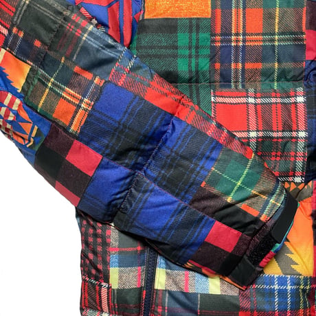 POLO RALPHLAUREN　"NATIVE PATCHWORK" DOWN JACKET
