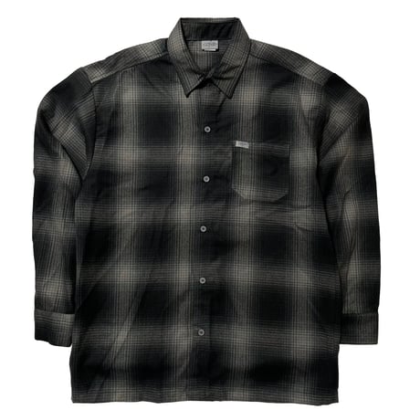 CALTOP　"OMBRE CHECK" FLANNEL SHIRT
