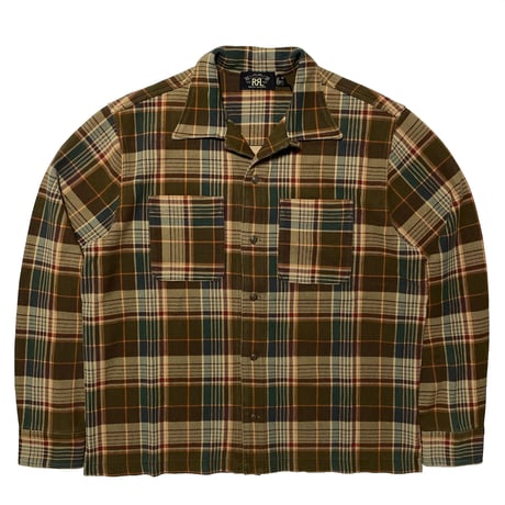 RRL RALPHLAUREN　"CASUAL KNIT" OTTOMAN WORKSHIRT