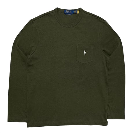 POLO RALPHLAUREN　L/S POCKET TEE