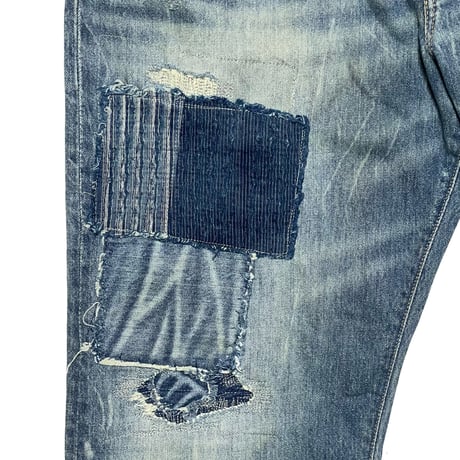 POLO RALPHLAUREN　 "PATCHWORK REPAIR" DENIM PANTS