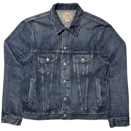 POLO RALPHLAUREN　"FADED DENIM" TRUKER JACKET