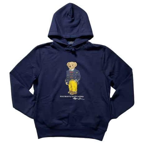POLO RALPHLAUREN　"POLO BEAR" PULL OVER HOODIE (NAVY)