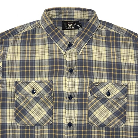 RRL RALPHLAUREN　"PLAID PATTERN" FLANNEL SHIRT