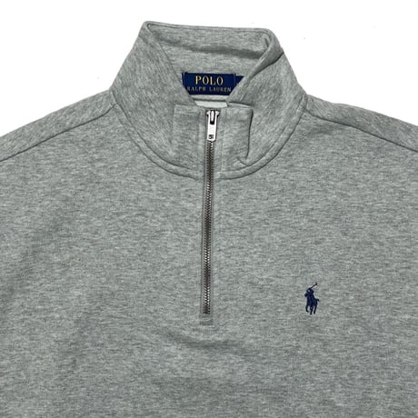 POLO RALPHLAUREN　"HARF-ZIP" FLEECE SWEAT