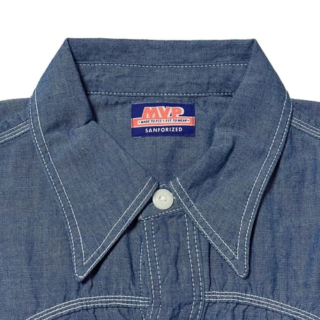 "MVP"　CHAMBRAY SHIRTS TYPE1 (INDIGO)