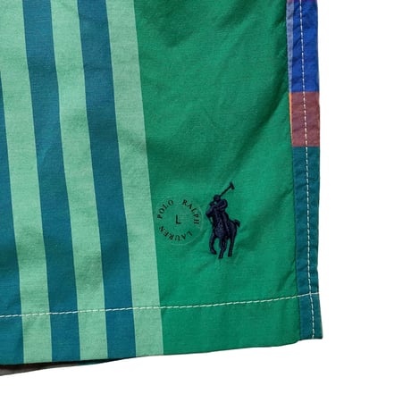POLO RALPHLAUREN　"MADRAS CHECK" TRAVELER SWIM