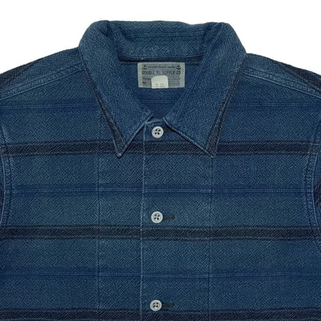RRL RALPHLAUREN　"STRIPED" INDIGO WORK JACKET