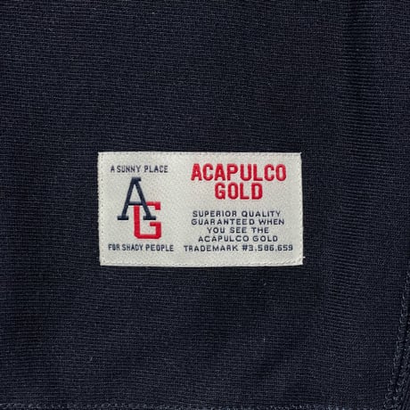 ACAPULCO GOLD　"DISPENSARY STAFF" CREWNECK SWEAT (NAVY)