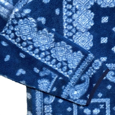 POLO RALPHLAUREN　"PATCH WORK PRINTED" FLEECE JACKET