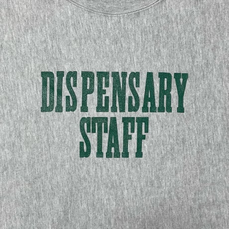 ACAPULCO GOLD　"DISPENSARY STAFF" CREWNECK SWEAT (HEATHER GREY)