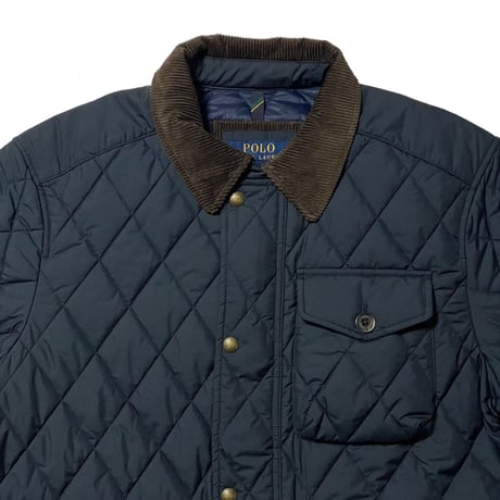 POLO RALPHLAUREN　QUILTING JACKET (NAVY)