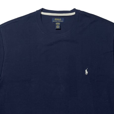 POLO RALPHLAUREN　THERMAL L/S Tee (NAVY)
