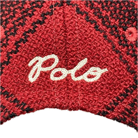 POLO RALPHLAUREN　"SUEDE BILL" BASEBALL CAP