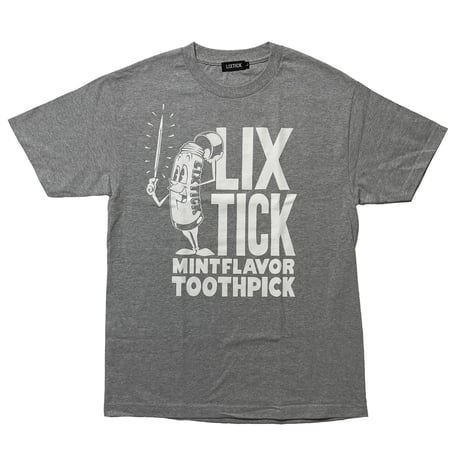 LIXTICK　"MASCOT" S/S T-SHIRT (HEATHER GRAY)