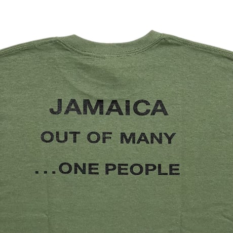 M.V.P.　 "JAMAICA" S/S TEE (GOLD/GREEN)
