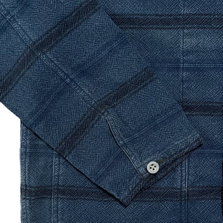 RRL RALPHLAUREN　"STRIPED" INDIGO WORK JACKET