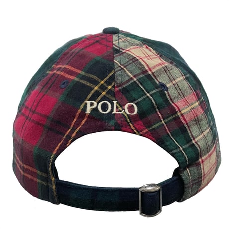 POLO RALPHLAUREN　"OX.FORD CHECK" BASEBALL CAP