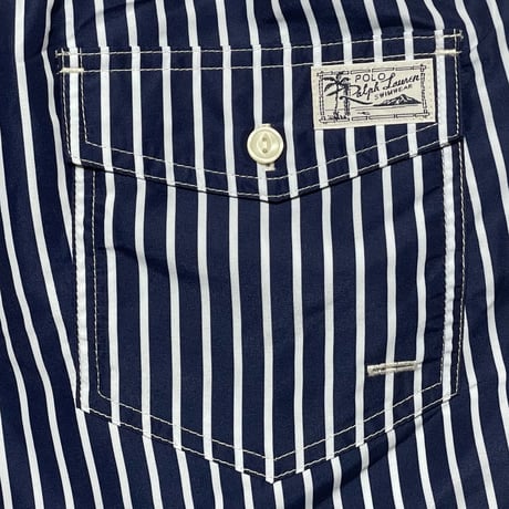 POLO RALPHLAUREN　"STRIPE" SWIM SHORTS