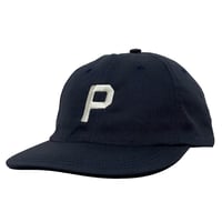 COOPERSTOWN BALL CAP （別注） "P EMBROIDERY" BASEBALL CAP (NAVY)