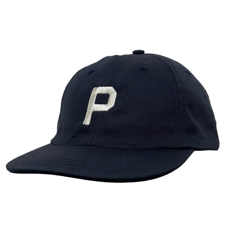 COOPERSTOWN BALL CAP （別注） "P EMBROIDERY" BASEBALL CAP (NAVY)