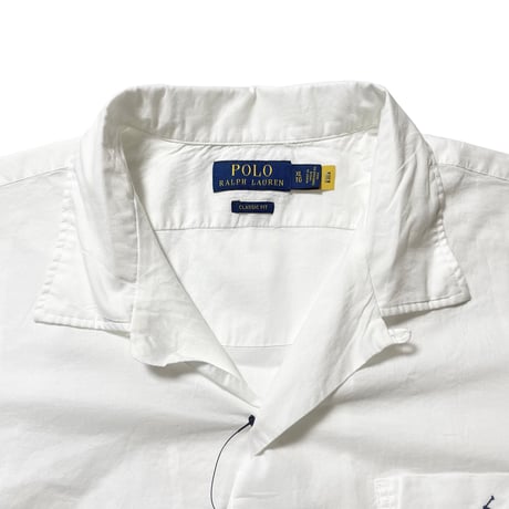 POLO RALPHLAUREN　CUBAN SHIRT (WHITE)