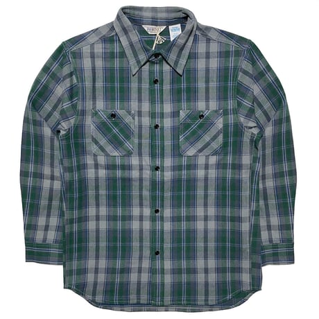 FIVE BROTHER　 "GREEN CHECK" HEAVY WORK SHIRTS