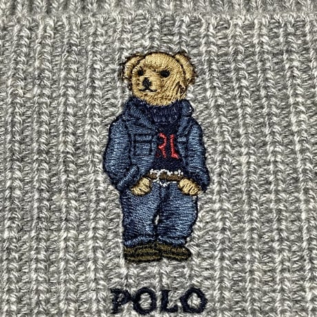 POLO RALPHLAUREN　"POLO BEAR" KNIT CAP