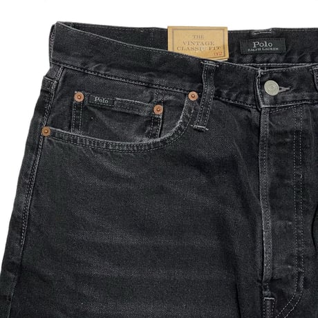 POLO RALPHLAUREN　"VINTAGE CLASSIC FIT" BLACK DENIM