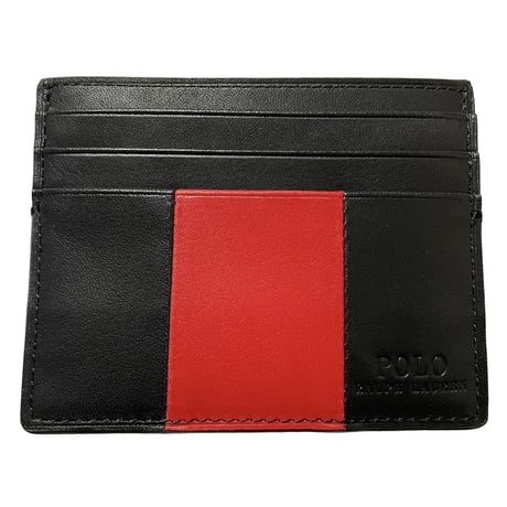 POLO RALPHLAUREN　LEATHER CARD CASE