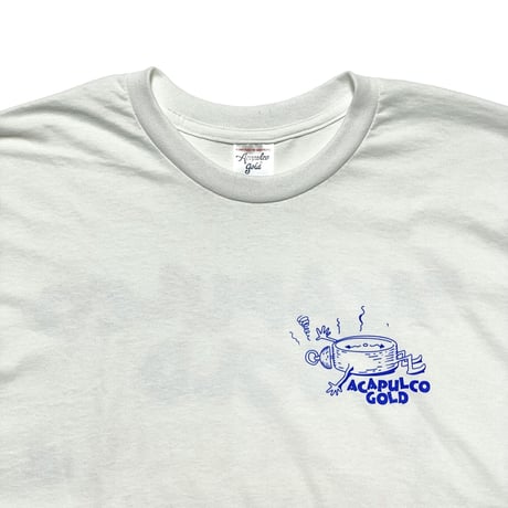 ACAPULCO GOLD　 "NO RUSH" S/S TEE (WHITE)