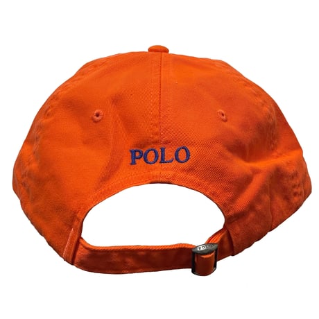 POLO RALPHLAUREN　"6-PANEL" BASEBALL CAP (ORANGE)