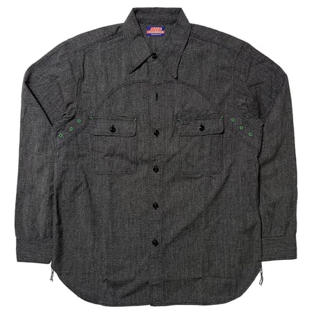"MVP"　CHAMBRAY SHIRTS TYPE 1 (BLACK)