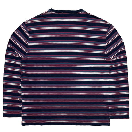 POLO RALPHLAUREN　"INDIGO BORDER" POCKET L/S TEE
