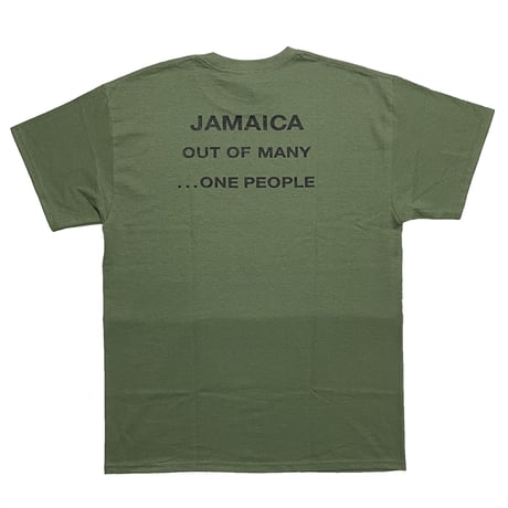 M.V.P.　 "JAMAICA" S/S TEE (GOLD/GREEN)