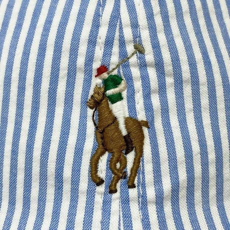 POLO RALPHLAUREN　"SEER SUCKER" 6 PANEL CAP