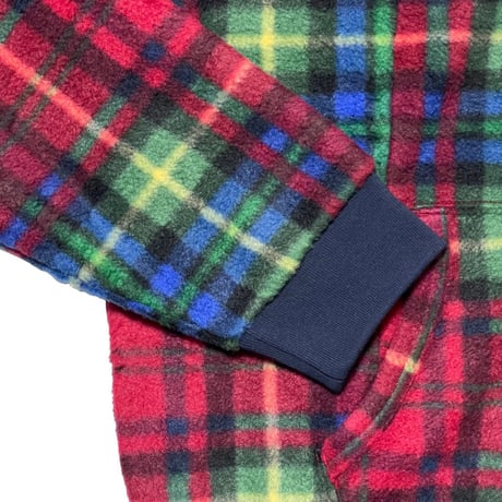 POLO RALPHLAUREN　"PLAID" FLEECE HOODIE