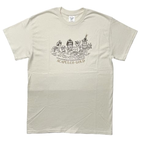 ACAPULCO GOLD　"PLAYER'S ANTHEM" S/S TEE (NATURAL)